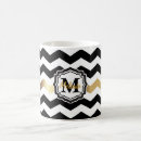 Recherche de zigzag noir et blanc tasses Chic
