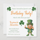 Recherche de lutins invitations Irlandais