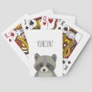 Recherche de racoon jeux de cartes Dessin
