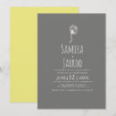Recherche de jaune gris mariage invitations Moderne