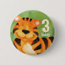 Recherche de tigres badges Pour enfants