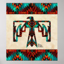 Recherche de conception tribale posters Turquoise
