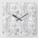 Recherche de fleur stylisée art Noir et blanc