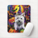 Recherche de chien westie tapis souris West highland white terrier
