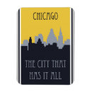 Recherche de city skyline magnete Illustration