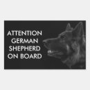 Recherche de berger allemand noir autocollants Gsd