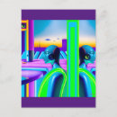 Recherche de sci fi cartes postales Ufo