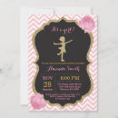 Recherche de ballerine mignonne invitations Tutu mignon