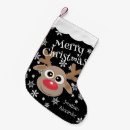 Recherche de nez chaussette de noël Renne