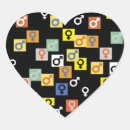 Recherche de symbole femme autocollants Coeur