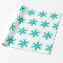 Recherche de flocon neige papier cadeau Bleu