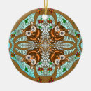 Recherche de mandala bleu ornements Noël