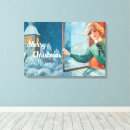 Recherche de neige de joyeux no art Vintage