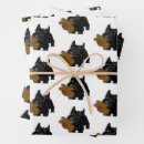 Recherche de terriers écossais papier cadeau Papier d'emballage scottie