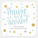 Recherche de saison de noël autocollants Bleu