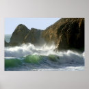 Recherche de mer orageuse posters Blanc