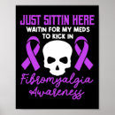 Recherche de ruban de fibromyalgie posters Guerrier