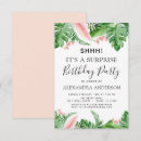 Recherche de shhh anniversaire invitations Aquarelle