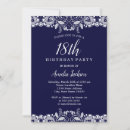 Recherche de white lace invitations Marine