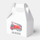 Recherche de camion de pompiers ballotins Rouge