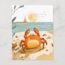 Recherche de crabe cartes postales Faune