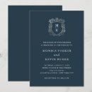 Recherche de bleu nuit mariage invitations Couple