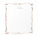 Recherche de girly blocsnotes Floral