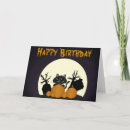 Recherche de chat noir anniversaire cartes Pour enfants