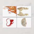 Recherche de symbole de feu cartes postales Coeur