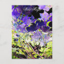 Recherche de arbre abstrait cartes postales Violet