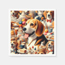 Recherche de beagle serviettes Rétro