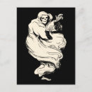 Recherche de squelette vintage cartes postales Horreur