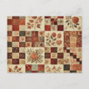 Recherche de motif patchwork cartes postales Pour elle