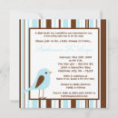 Recherche de bird baby shower invitations Rayé