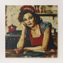 Recherche de cuisine vintage puzzles Cuisinier