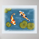 Recherche de koi pond posters Aquarelle