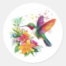 Recherche de oiseaux tropicaux autocollants Aquarelle