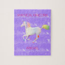 Recherche de licorne puzzles Licorne arc en ciel