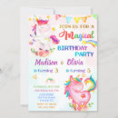 Recherche de magi invitations D'anniversaire de la licorne