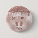 Recherche de pieds bébé badges Rose