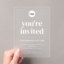 Recherche de lances invitations Minimaliste