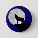Recherche de lune de loup badges Sauvage