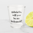 Recherche de bridesmaid shot verres Demoiselle d'honneur