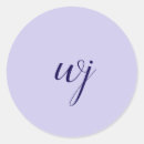 Recherche de monogramme moderne autocollants Initiales