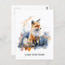 Recherche de renard orange cartes postales Forêt