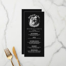 Recherche de victorien mariage menus Noir et blanc