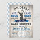 Recherche de buck baby shower invitations Butin
