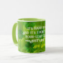 Recherche de trèfle de 4 feuilles tasses Vert