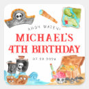 Recherche de fille pirate autocollants Anniversaire de pirate