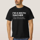 Recherche de professeur de maths drôle tshirts Université